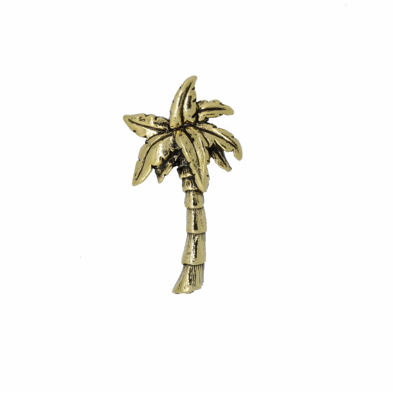 Palm Tree Gold Lapel Pin