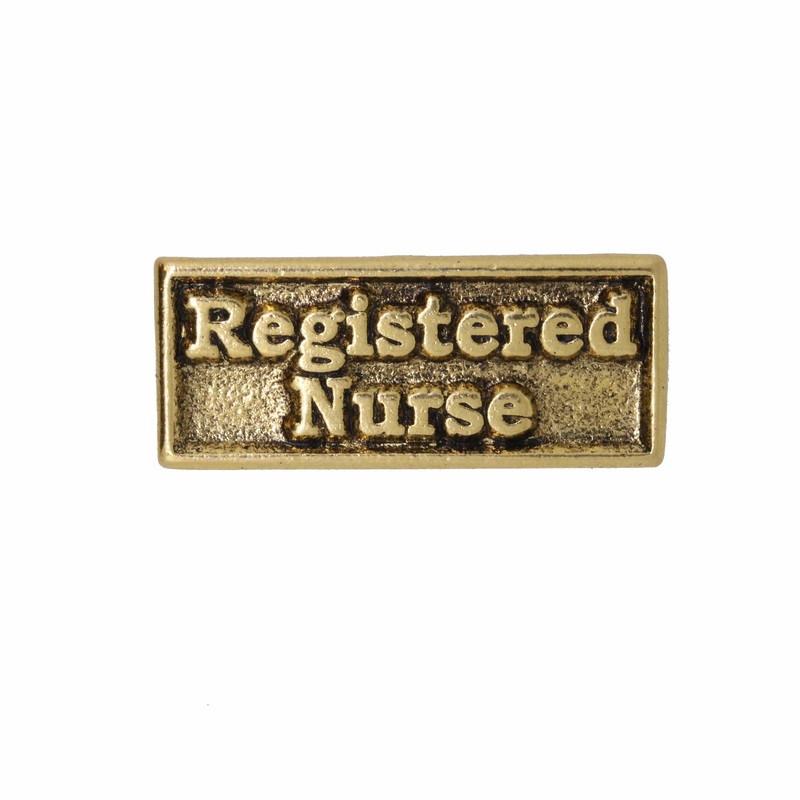 Registered Nurse Gold Lapel Pin