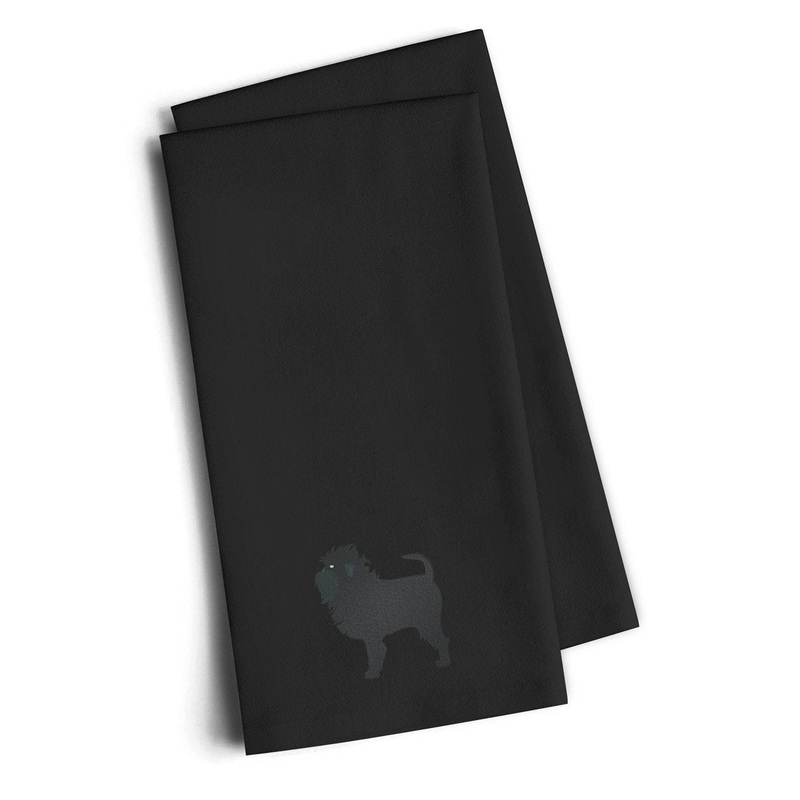 Affenpinscher Embroidered Kitchen Towels - Set of 2 -  BB3448BKTWE