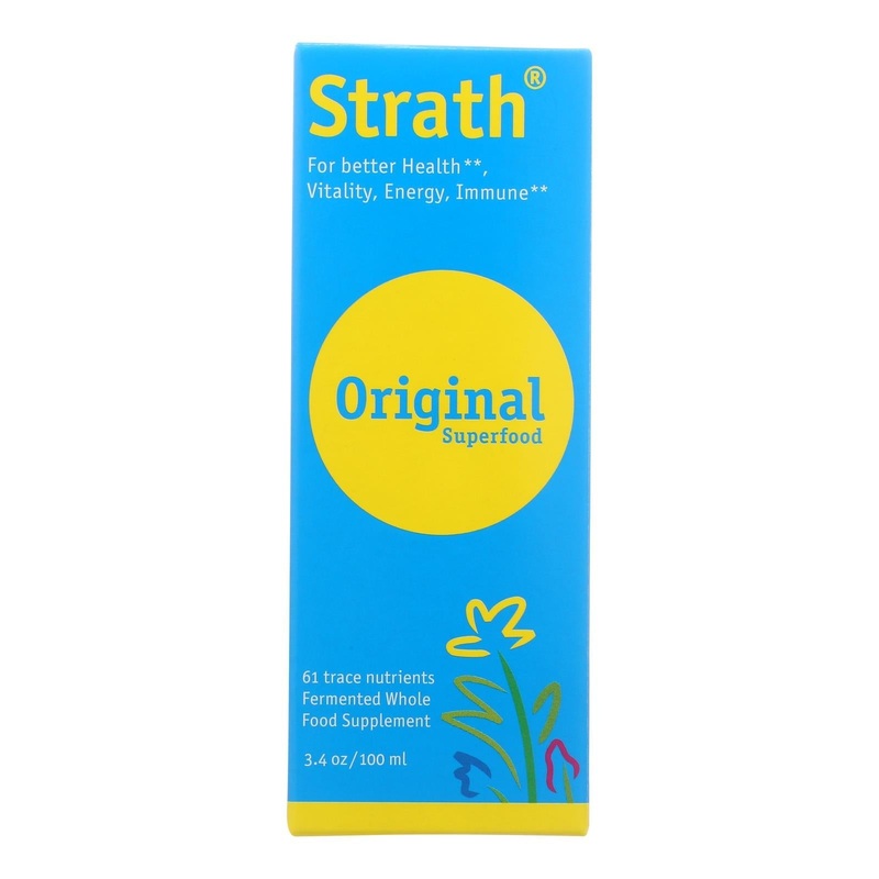 Bio-Strath Whole Food Supplement (Pack of 3.4 Oz) - Enhanced Vitality for Stress & Fatigue