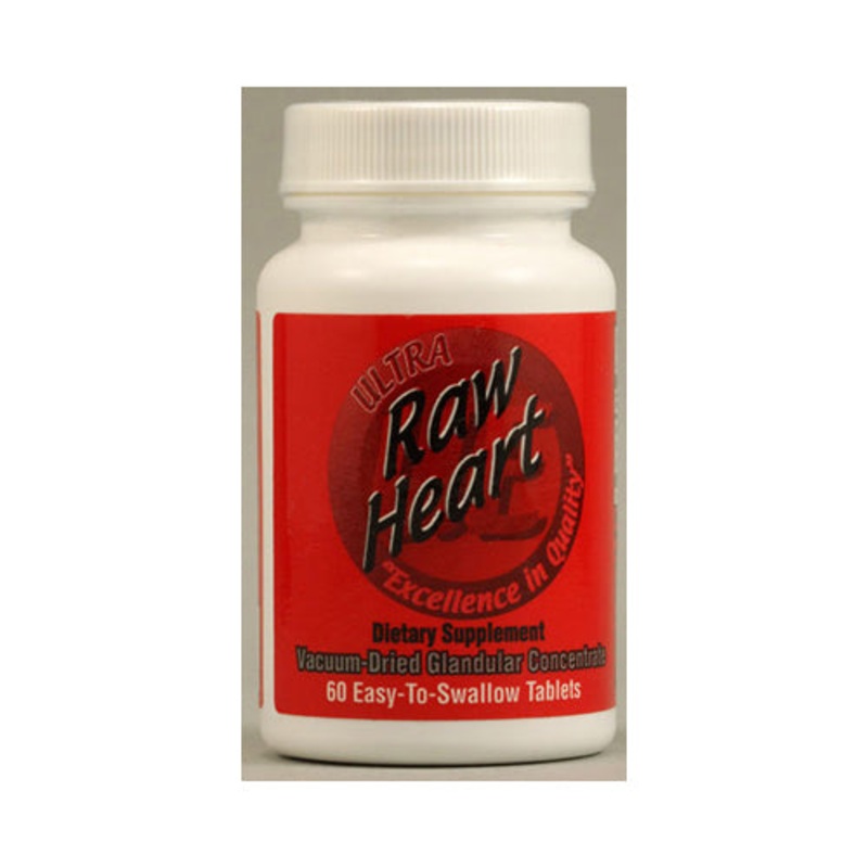 Heartland Naturals Raw Heart Glandulars, 60 Tablets