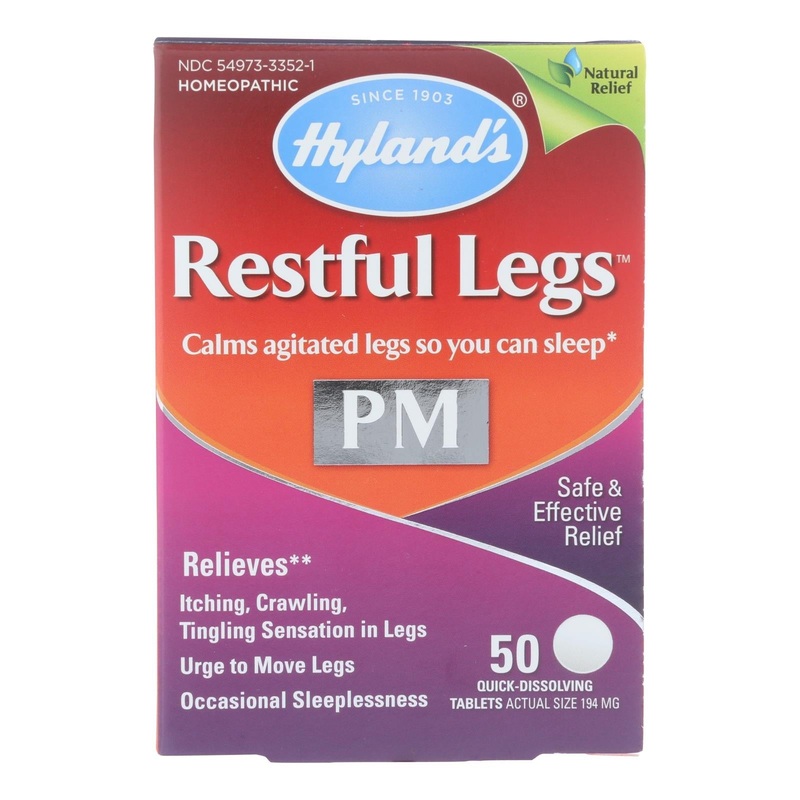 Hyland's Homeopathic Restful Legs PM: Relief for Restless Legs at Night (50 Tablets)