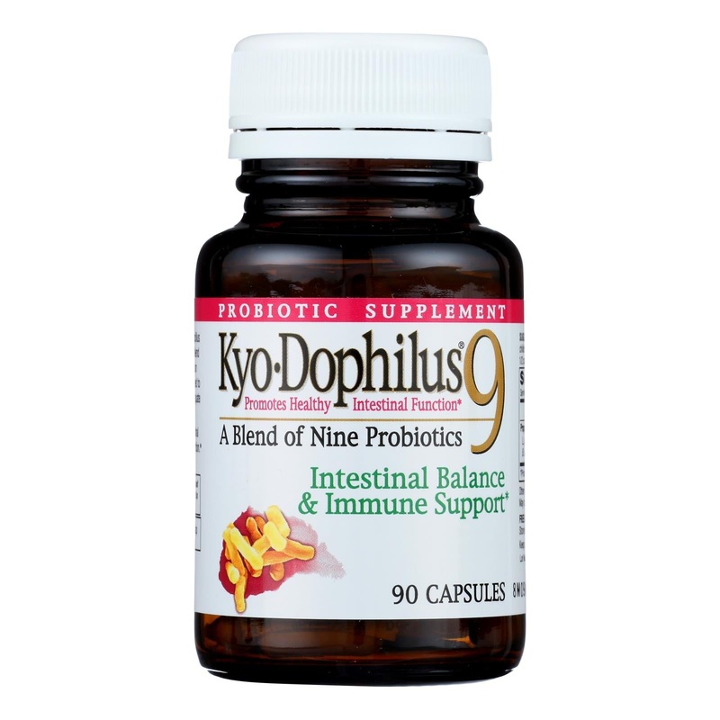 Kyolic Kyo-dophilus 9 Probiotic Supplement for Digestive and Immune Health - 90 Capsules
