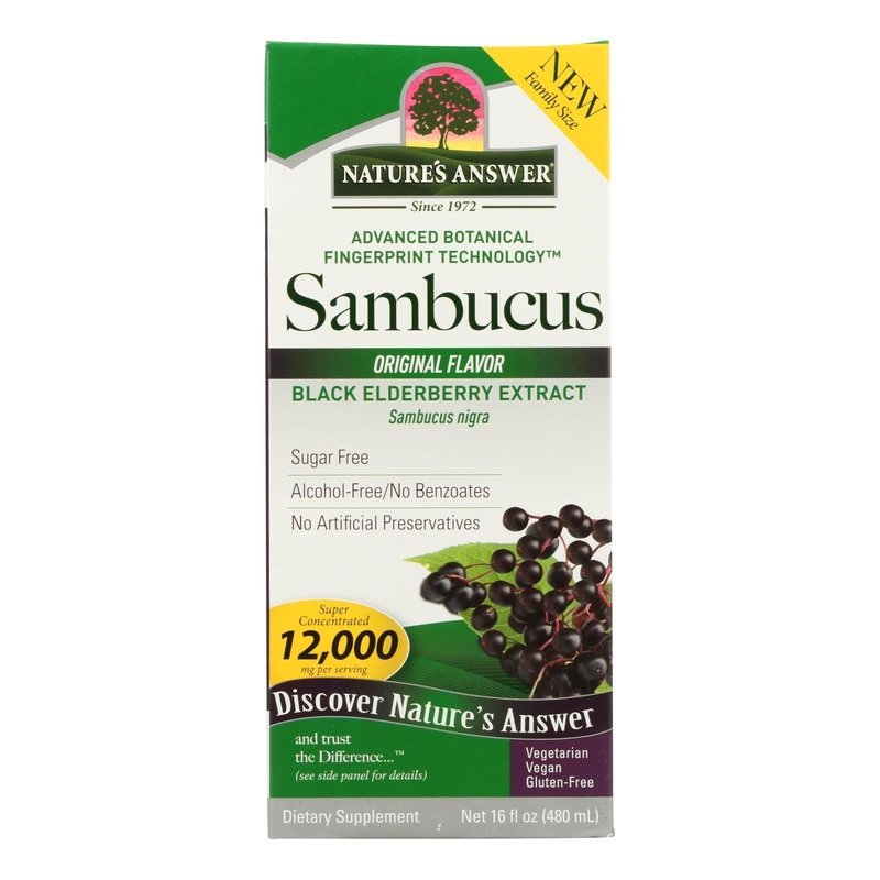 Nature's Answer Sambucus Original, Immune Support, 16 Oz