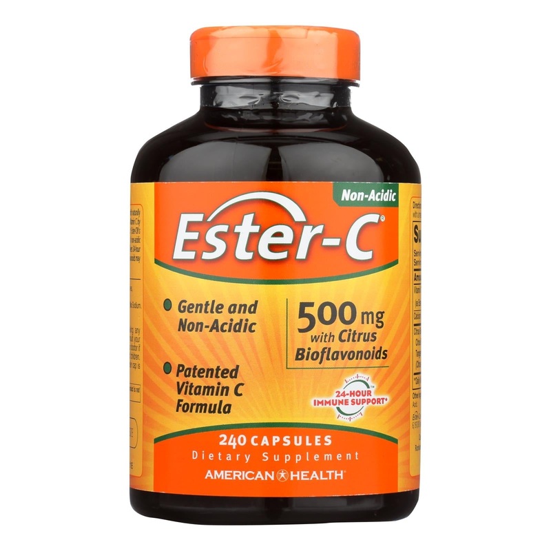 Ester-C with Citrus Bioflavonoids by American Health - 500 mg, (240 Capsules)