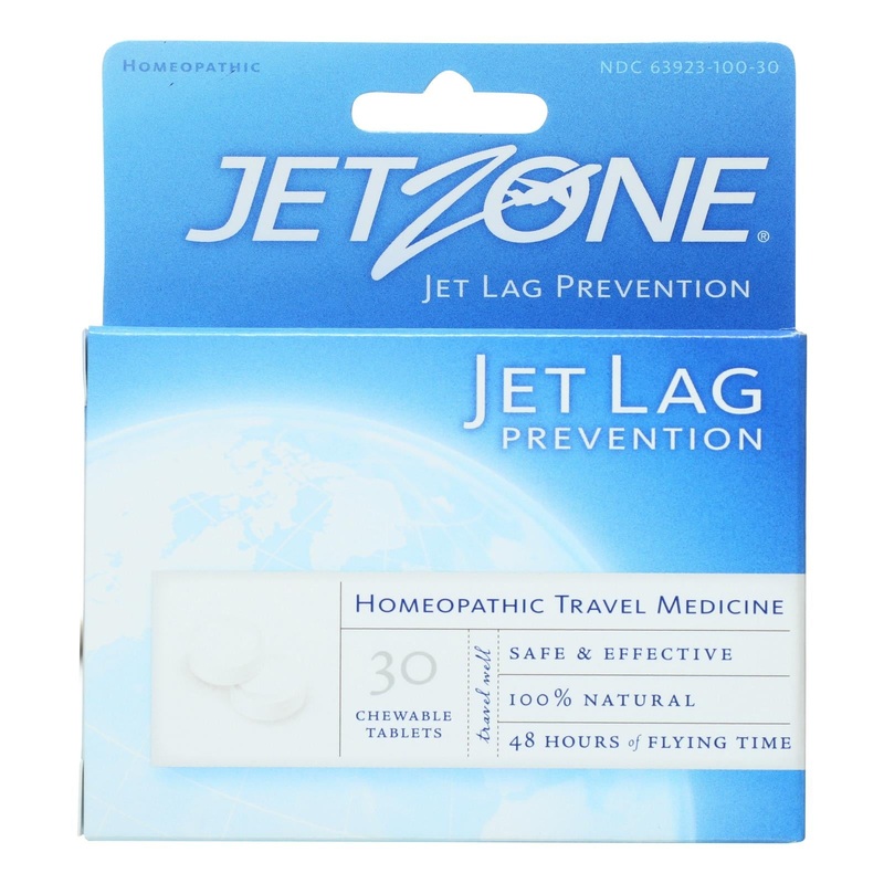 Jet Zone Jet Lag Prevention Homeopathic Travel Medicine - 180 Tablets