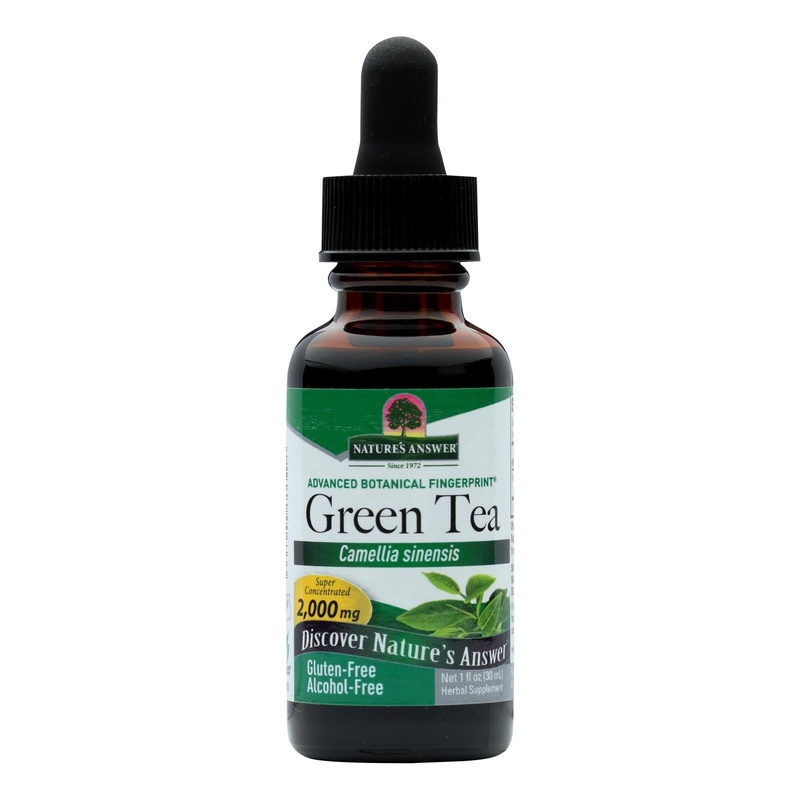 Nature's Answer Green Tea Alcohol-Free for Rejuvenating Effects - 1 Fl Oz.