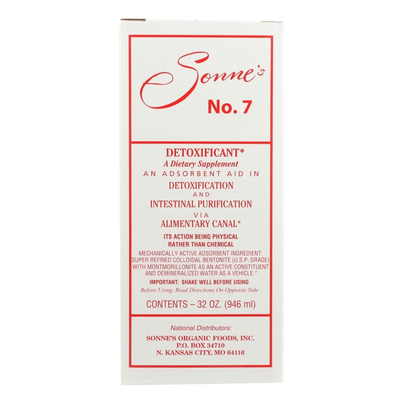 Sonne's Detoxification No. 7 - Powerful Liquid Herbal Supplement - 32 Fl. Oz.