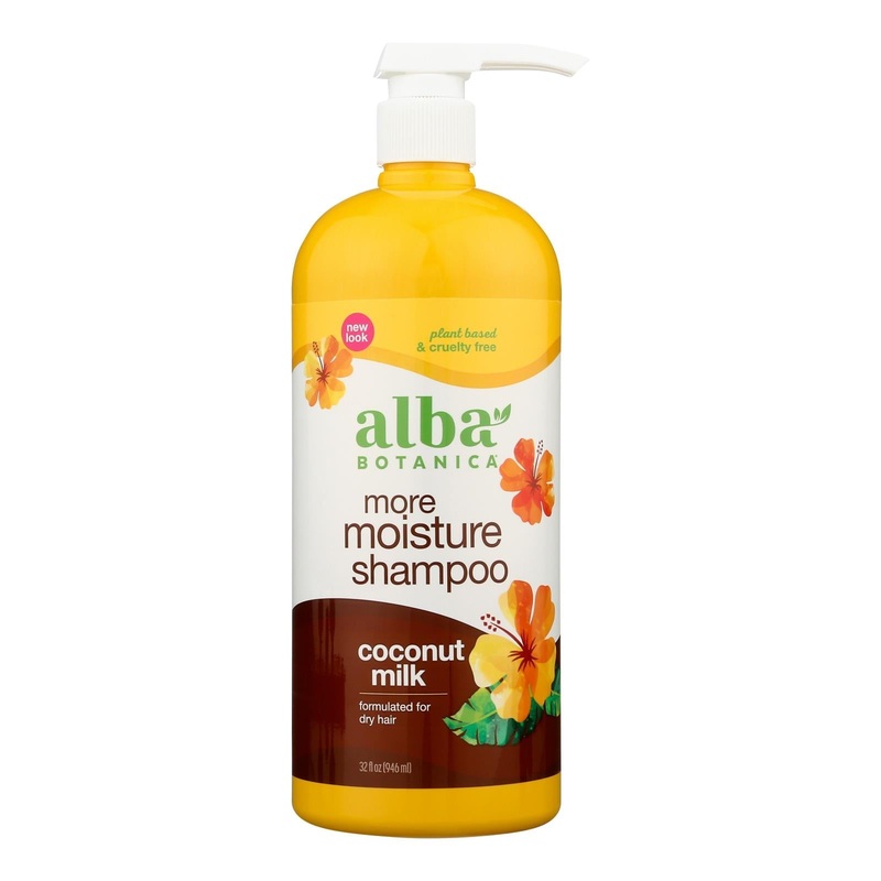 Alba Botanica Hawaiian Drink it Up Coconut Milk Shampoo, 32 Fl Oz