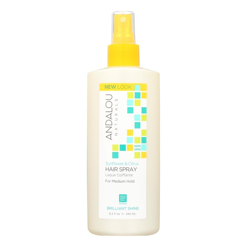 Andalou Naturals Perfect Hold Hair Spray (8.2 Fl Oz, Sunflower and Citrus, Pack of 1)
