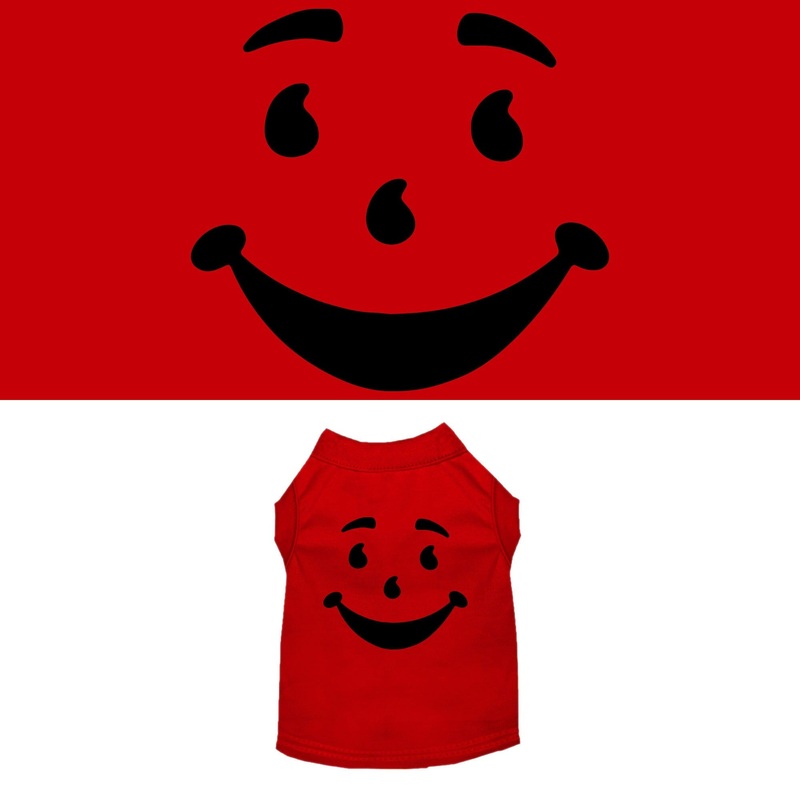 Halloween Pet Dog & Cat Shirt Screen Printed, "Happy Drink Man"