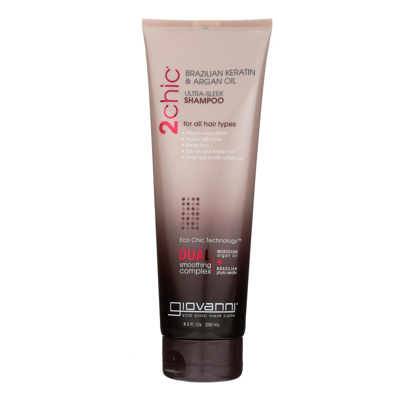 Giovanni 2chic Brazilian Keratin & Argan Oil Ultra-Sleek Shampoo - 8.5 fl oz
