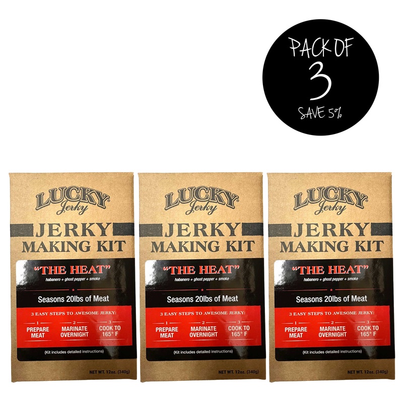"The Heat" Jerky Making Kit | 12 oz | Pack of 3 | Nebraska Star Beef
