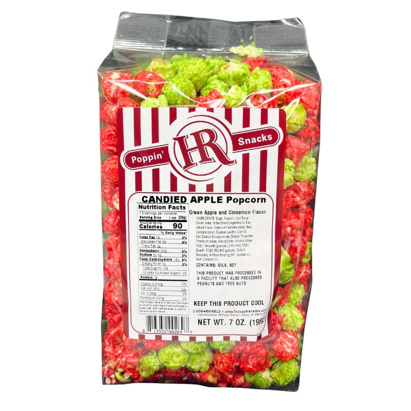 Candied Apple Popcorn | 7 oz | HR Poppin' Snacks