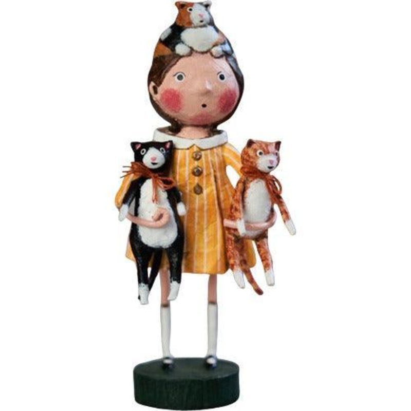 Kat's Cats Figurine by Lori Mitchell
