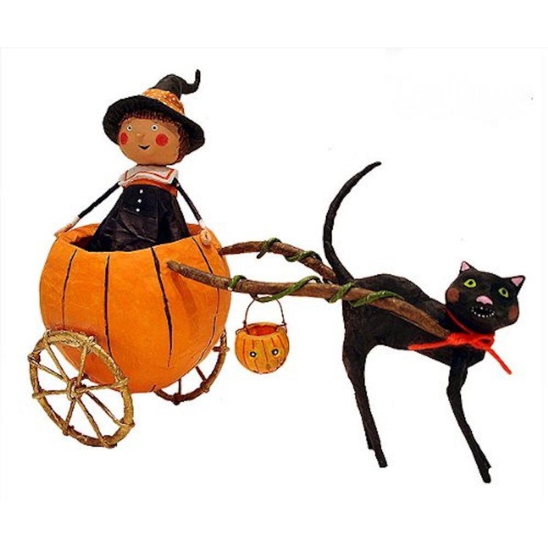 Piper's Pumpkin Ride Halloween Lori Mitchell Collectible Figurine