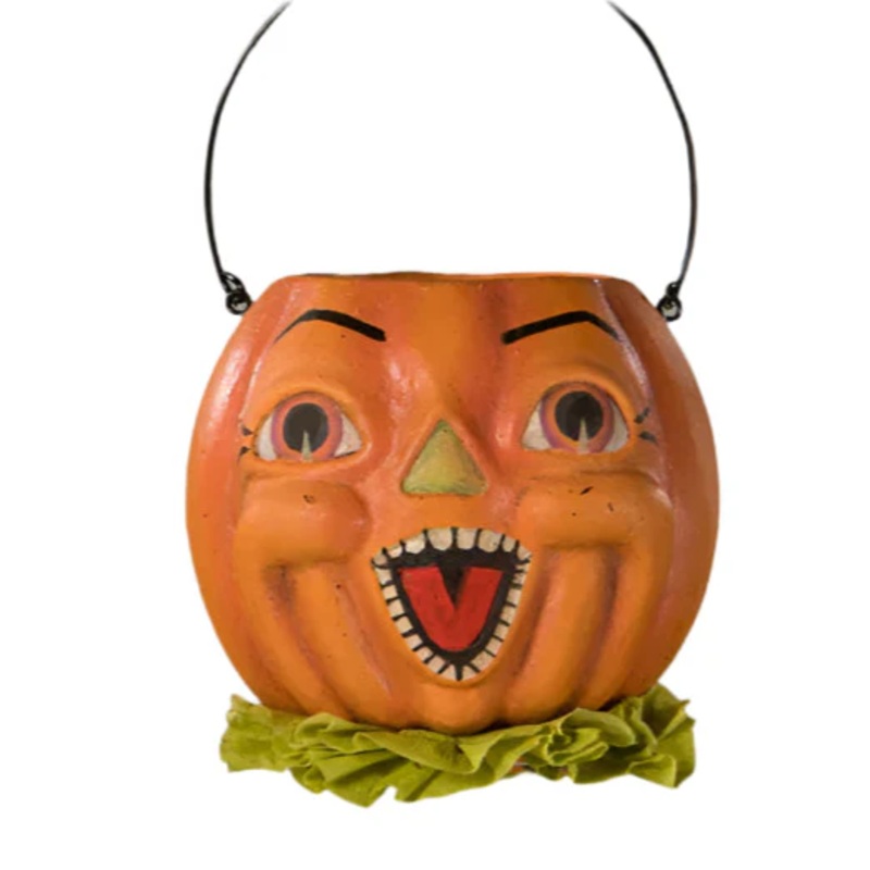 Pumpkin Bucket Ornament Mini by Bethany Lowe Designs