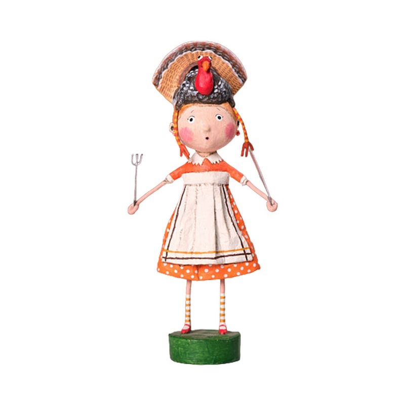 Turkey Time Thanksgiving Figurine by Lori Mitchell