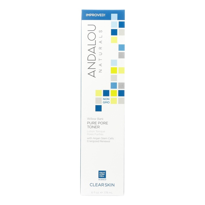 Andalou Naturals Clarifying Pore Minimizing Willow Bark Aloe Vera Gel (6 Fl Oz)