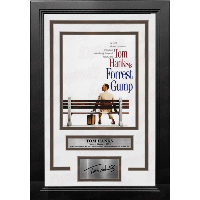 Tom Hanks Forrest Gump 8" x 10" Framed Photo with Engraved Autograph