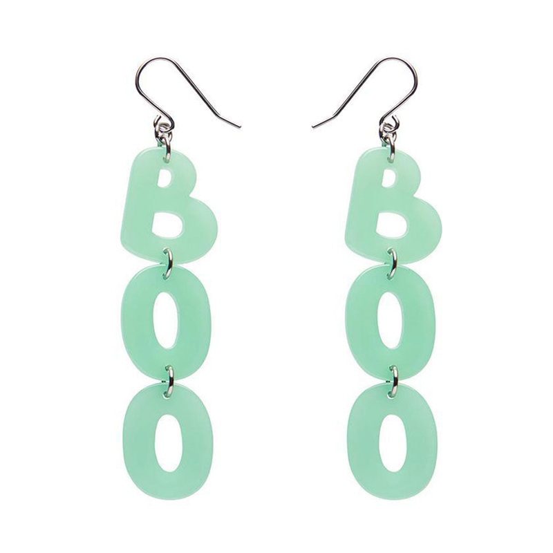 Boo Drop Earrings - Glow in the Dark by Erstwilder