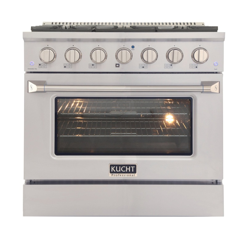 Kucht 36 Pro-Style Kitchen Dual Fuel Range - KDF362