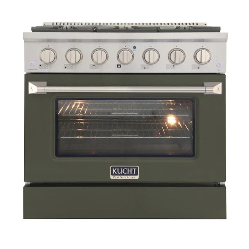 Kucht 36 Pro-Style Kitchen Dual Fuel Range - KDF362-OG