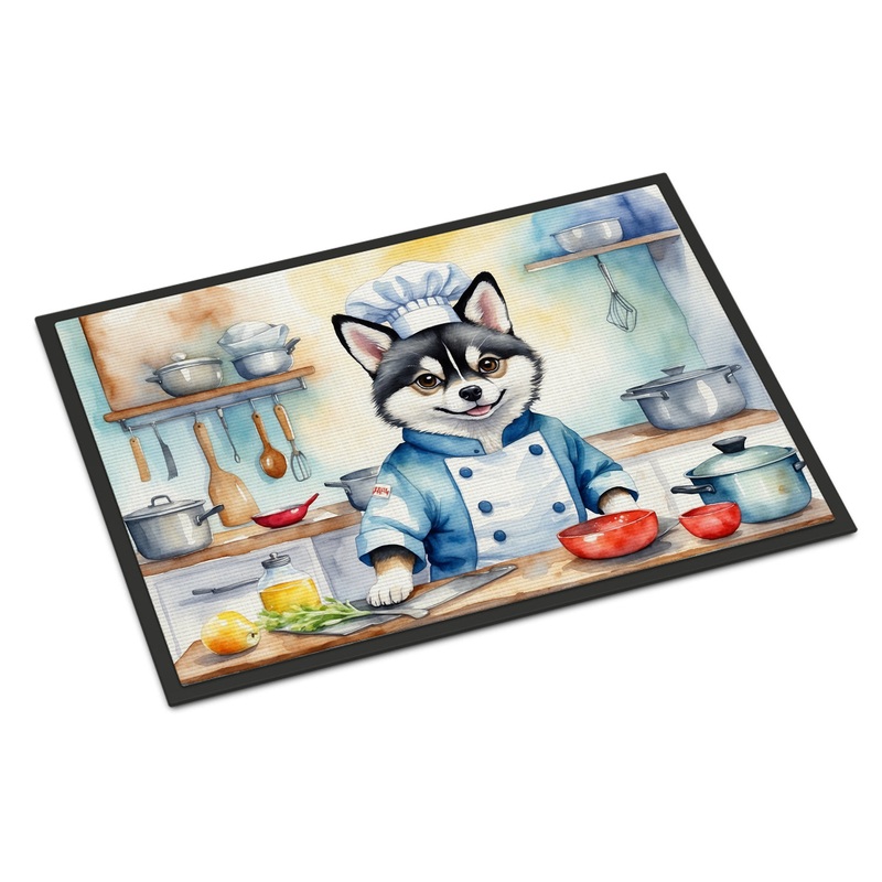 Alaskan Klee Kai The Chef Doormat